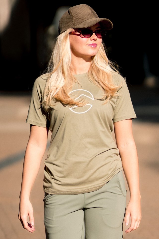 Flaamsdalen t-skjorte Green Dame - 1