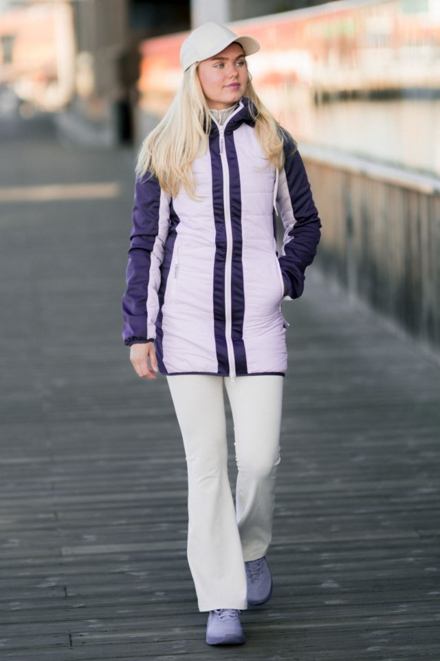 Sprinter resirkulert parkas Purple Dame - 1