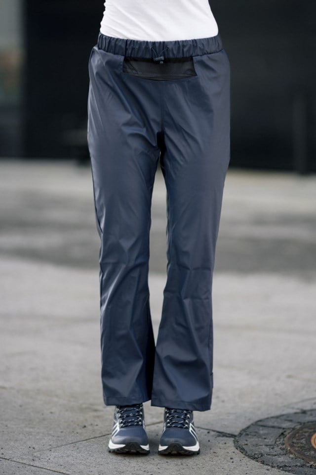 Lofoten lettvekts regnbukse m/ korte ben Blue Dame - 1