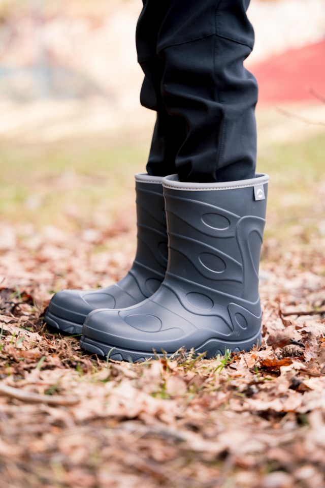 Bekkefjord lettvekts gummistøvel barn Grey Sko - 1