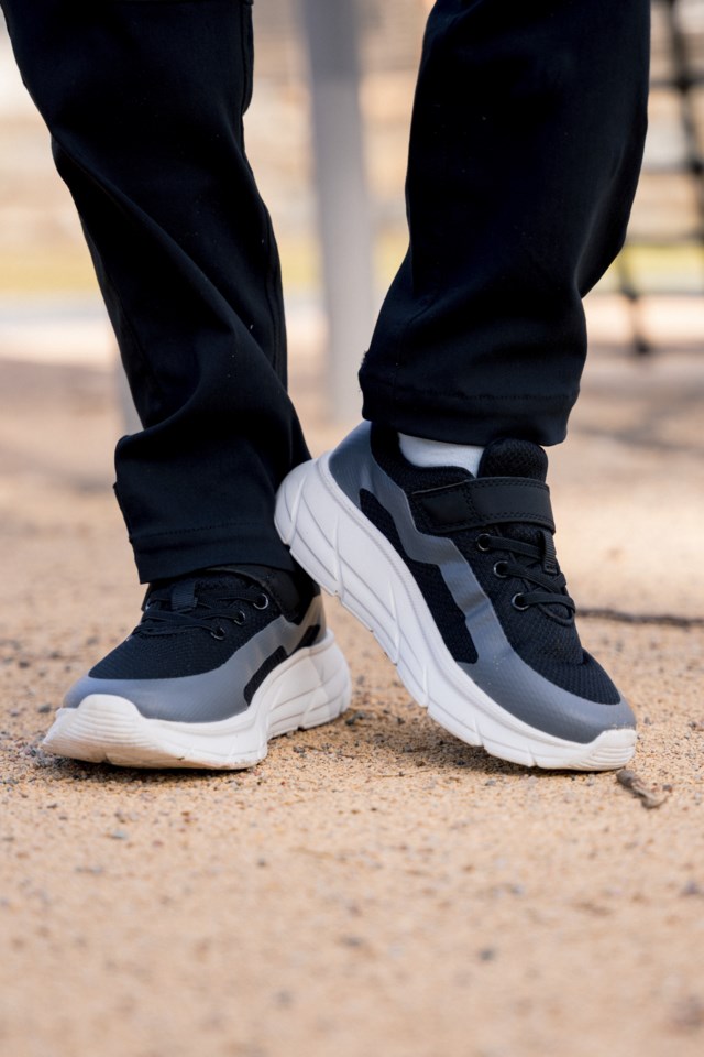 Flekkefjord sneaker barn Black Barn - 1