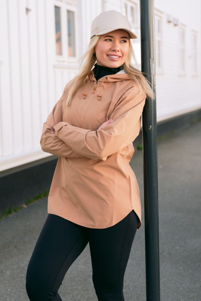 Gausta lang anorakk Brown Dame - 1