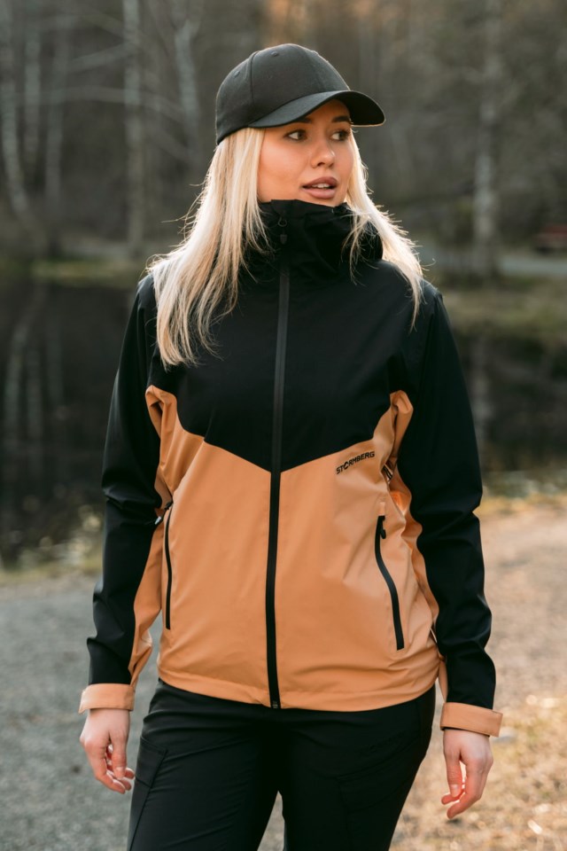 Fauskånebba skalljakke Black|Brown Dame - 1