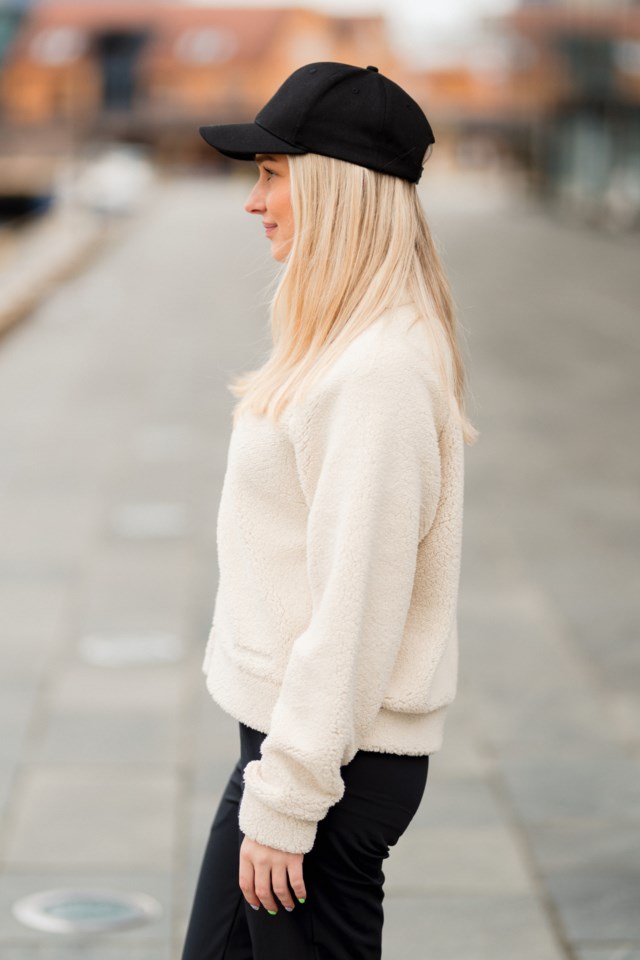 Drammen sherpa fleecejakke Beige Dame - 1