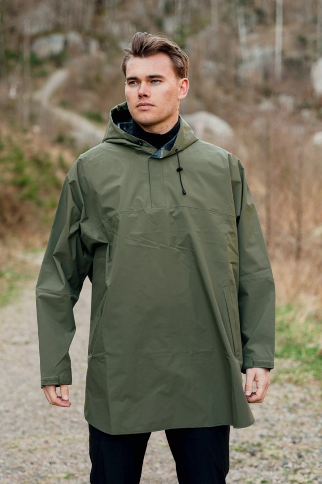 Harstad skallponcho unisex Green Unisex - 1