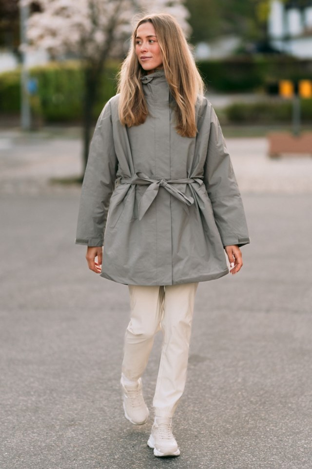 Vadsø vattert skallparkas Grey Dame - 1