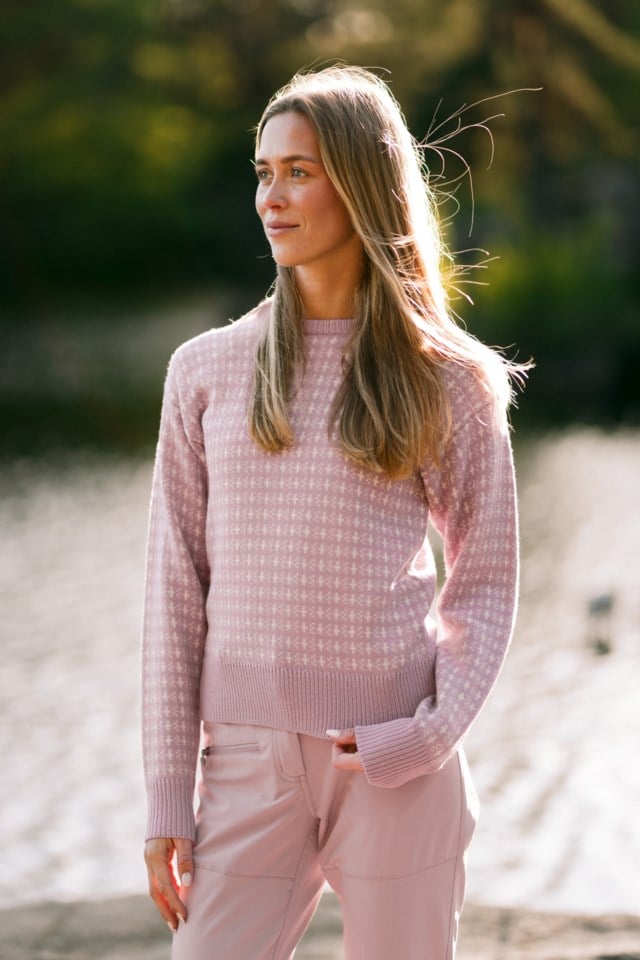Havstril Islender strikkegenser Pink Dame - 1