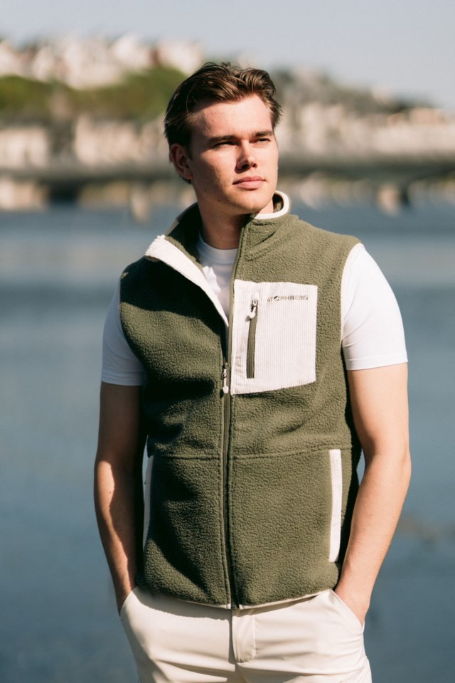 Porsanger sherpavest Green Herre - 1