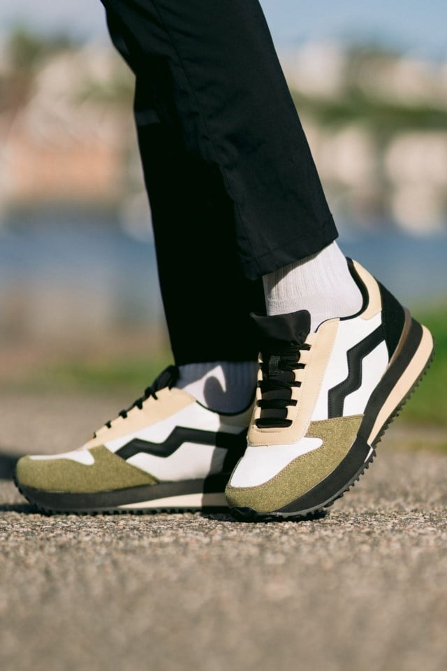 Moen sneaker White|Black|Green Herre - 1