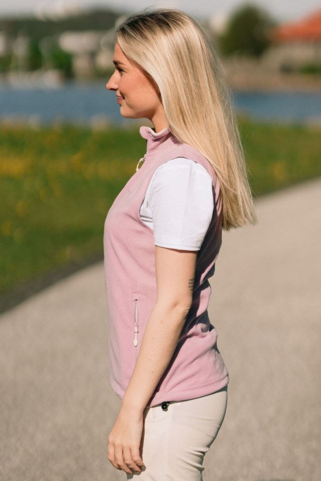 Utvær fleecevest Pink Dame - 1