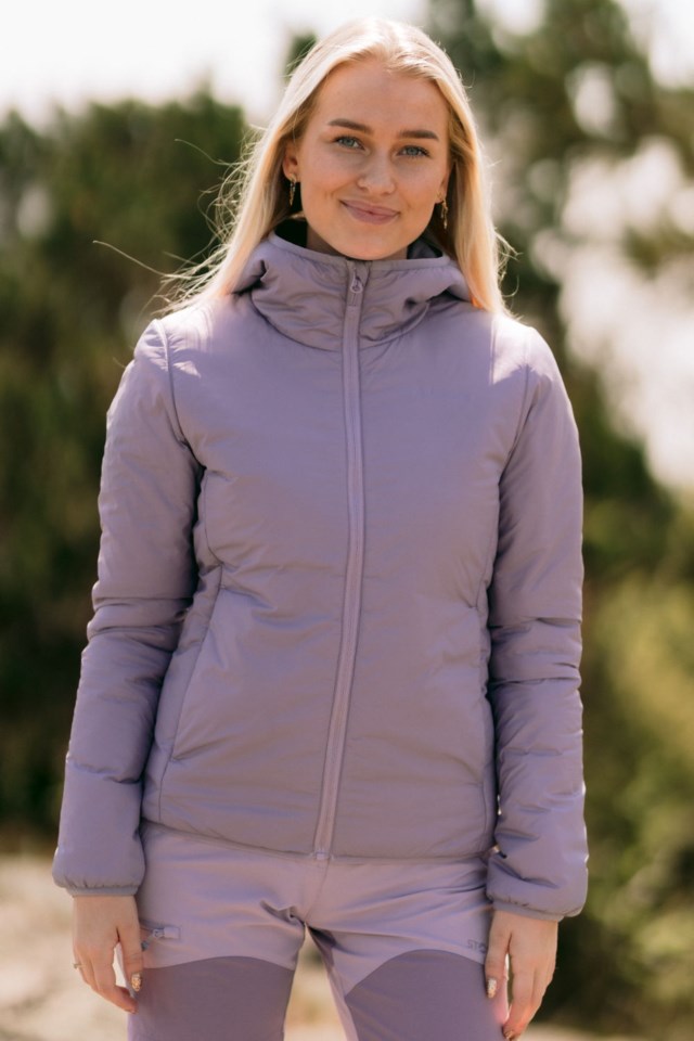 Eiganes lettvektsjakke Purple Dame - 1