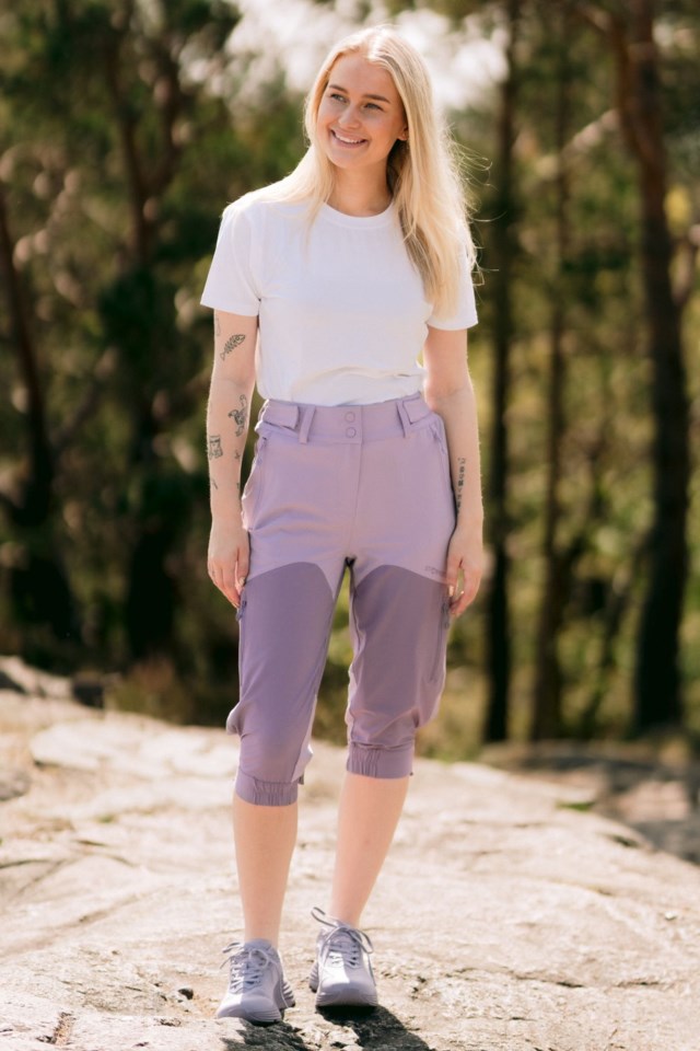 Hettpiggen lettvekts nikkers Purple Dame - 1