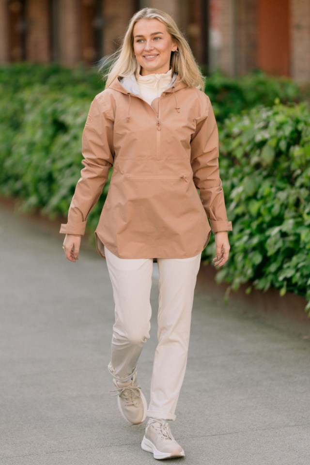 Gausta lang anorakk Brown Dame - 1