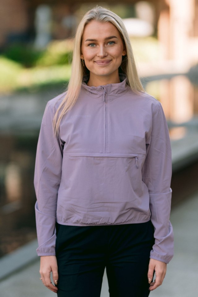 Sprek kort anorakk Purple Dame - 1