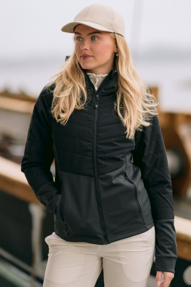 Hafjell hybrid softshelljakke Black Dame - 1