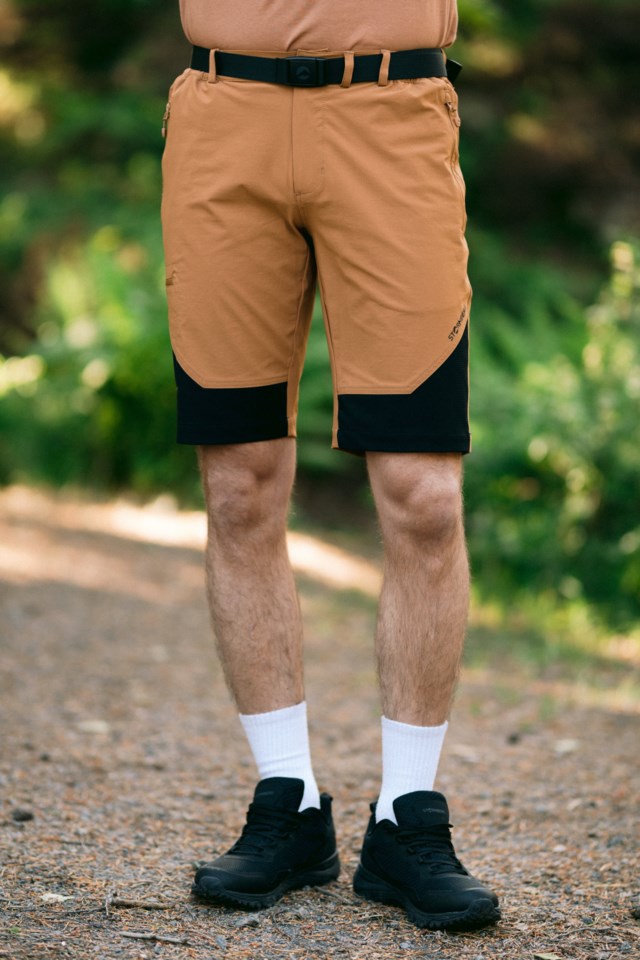 Fauskånebba turshorts Brown|Black Herre - 1