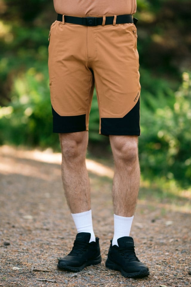 Fauskånebba turshorts Brown|Black Herre - 1