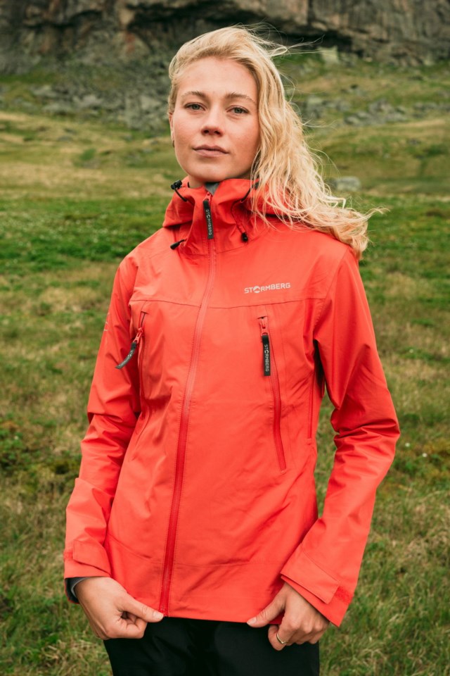 Romsdal 3-lags teknisk skalljakke Red Dame - 1