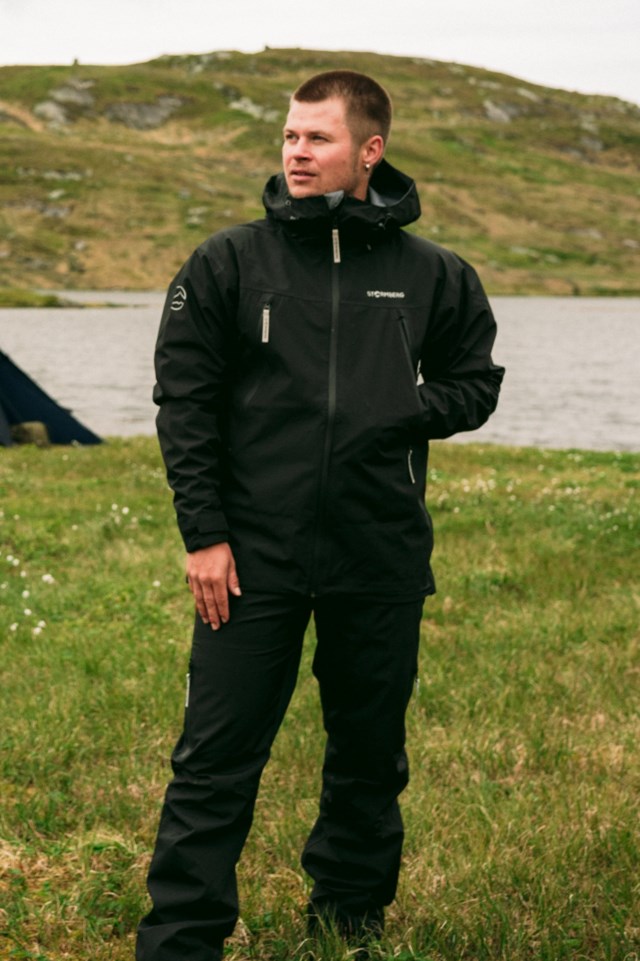 Romsdal 3-lags teknisk skalljakke Black Herre - 1