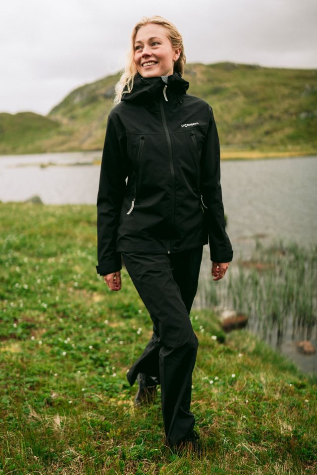 Romsdal 3-lags teknisk skallbukse Black Dame - 1