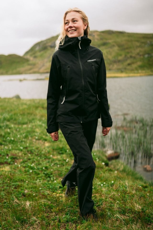 Romsdal 3-lags teknisk skallbukse Black Dame - 1