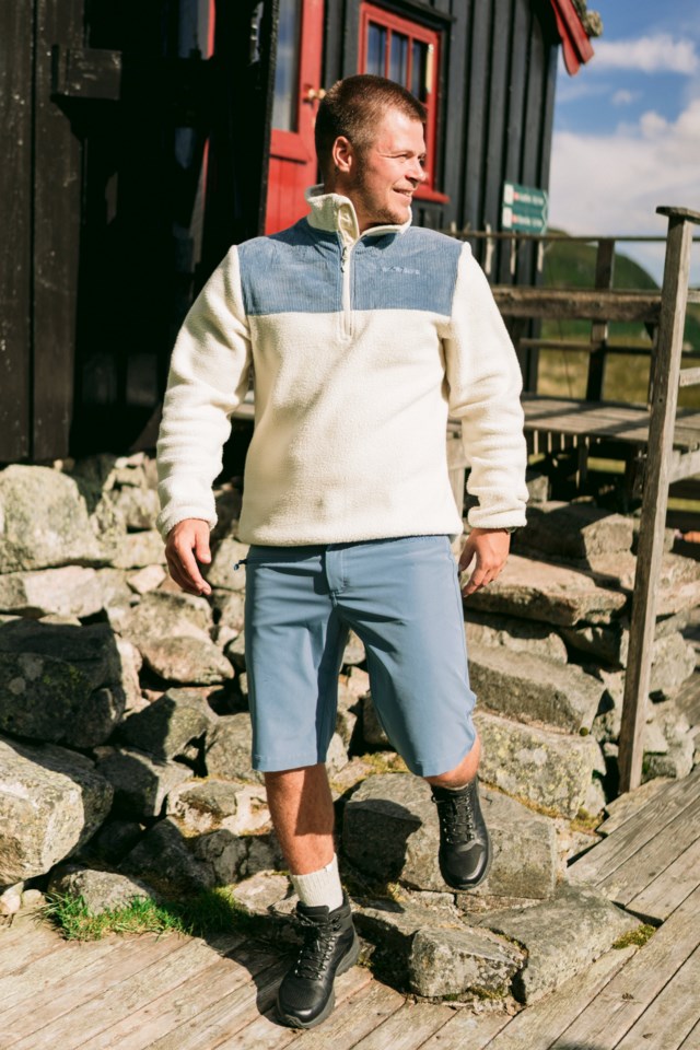 Vestheia turshorts Blue Herre - 1