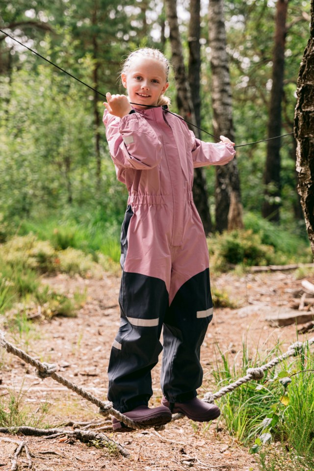 Regnstua parkdress barn 1-7 Pink Barn - 1