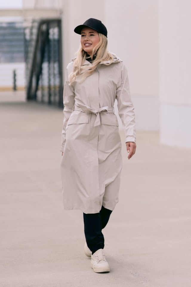 Svolvær lang skallparkas Beige Dame - 1