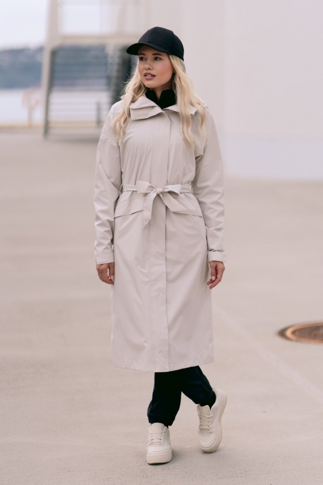 Svolvær lang skallparkas Beige Dame - 1