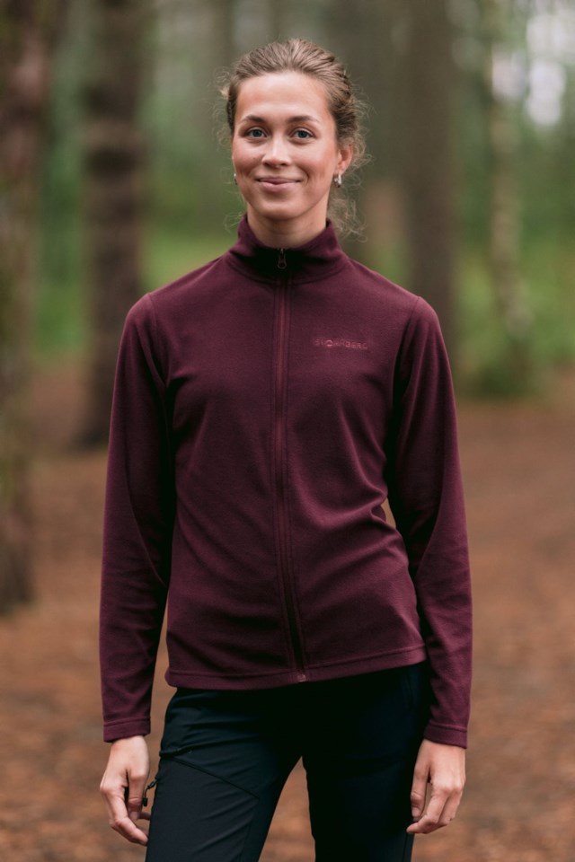 Marka fleecejakke Purple Dame - 1