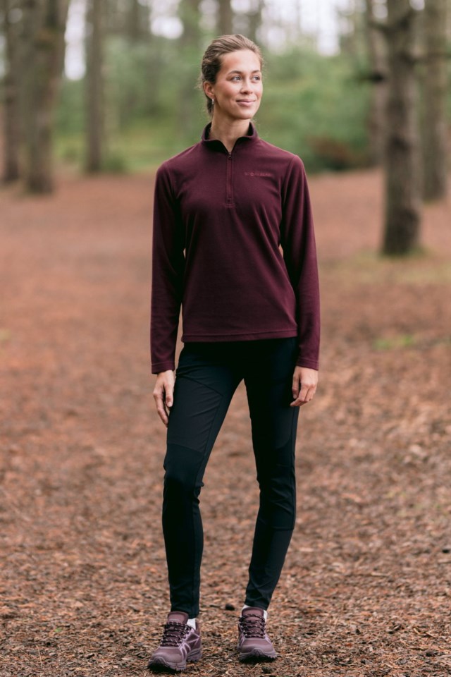 Marka fleecegenser Purple Dame - 1