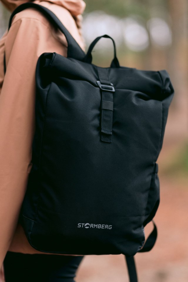 Marka rolltop ryggsekk 20 L Black Turutstyr - 1
