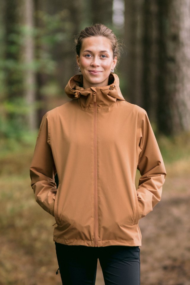 Fjørfjell lettvekts skalljakke Brown Dame - 1