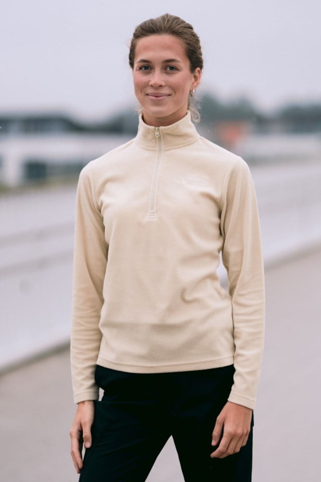 Marka fleecegenser Beige Dame - 1