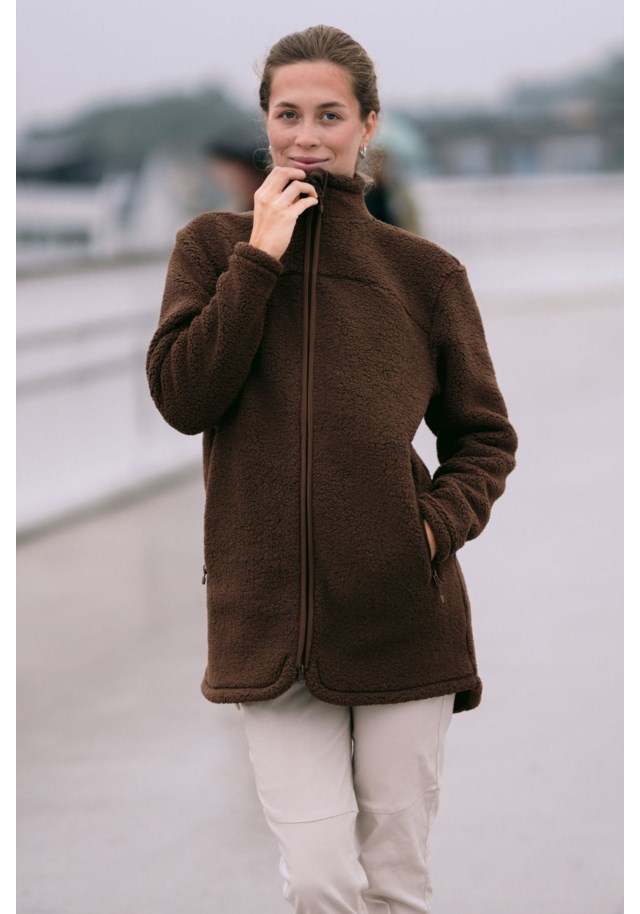 Bjørkly lang sherpajakke