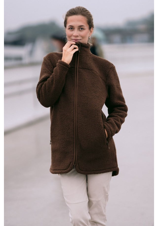Bjørkly lang sherpajakke