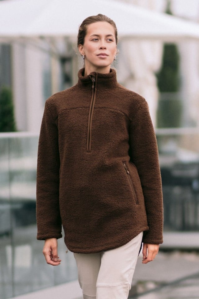 Bjørkly lang sherpagenser Brown Dame - 1