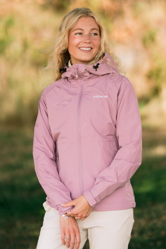 Lærdal fôret skalljakke Pink Dame - 1