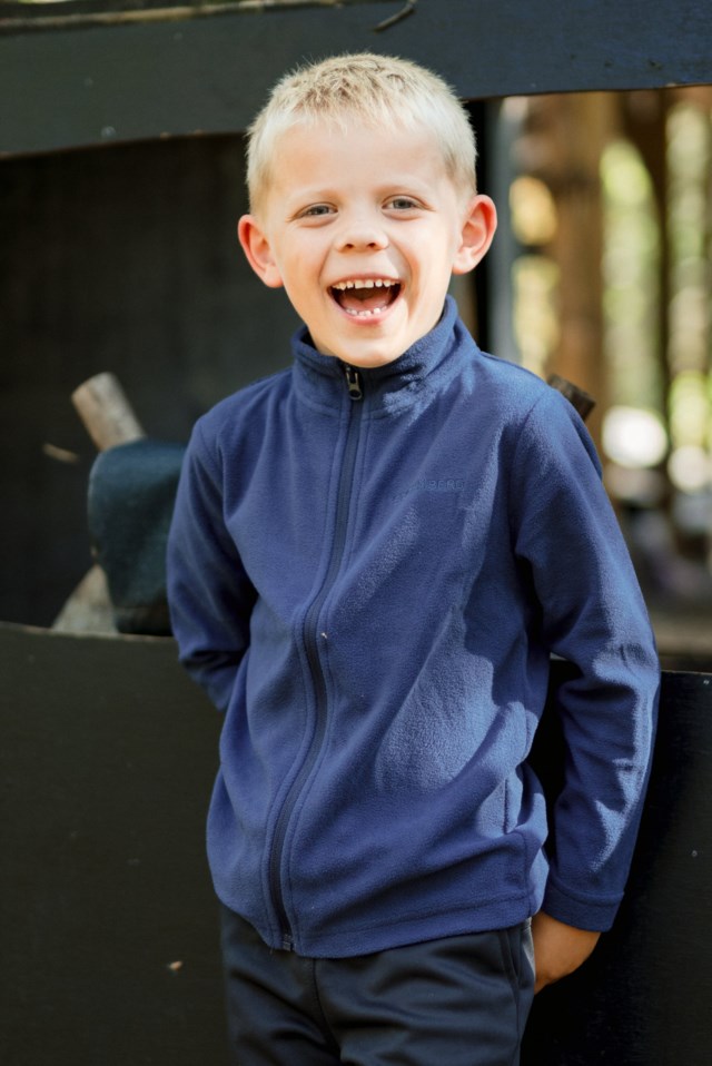 Marka fleecejakke barn 1-7 Blue Barn - 1