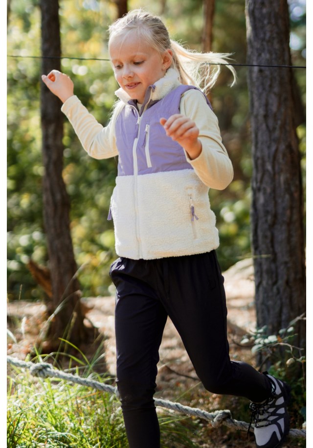 Lomseggen vindstopp sherpavest barn 1-7