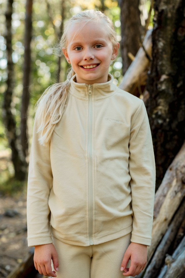Marka fleecejakke barn 1-7 Beige Barn - 1