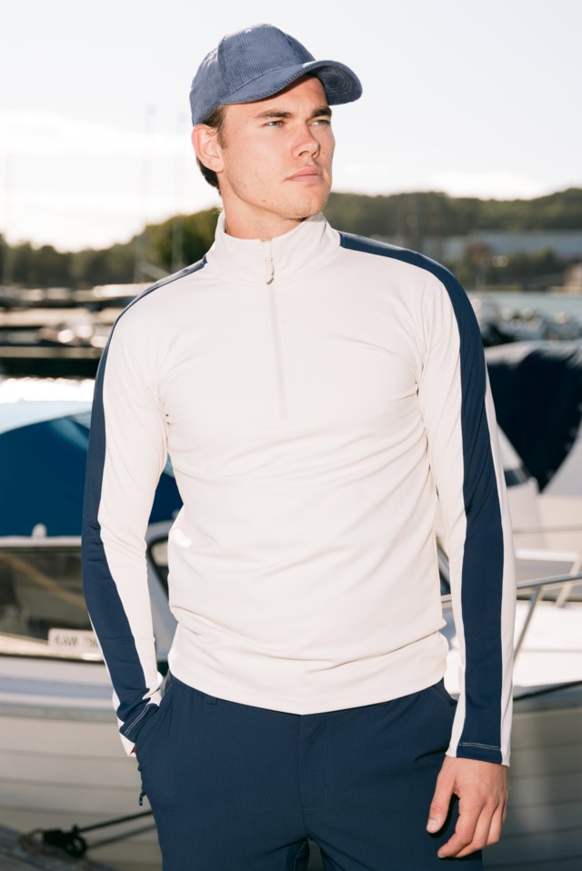 Sørfjellet teknisk supersoft Half Zip trøye Beige Herre - 1