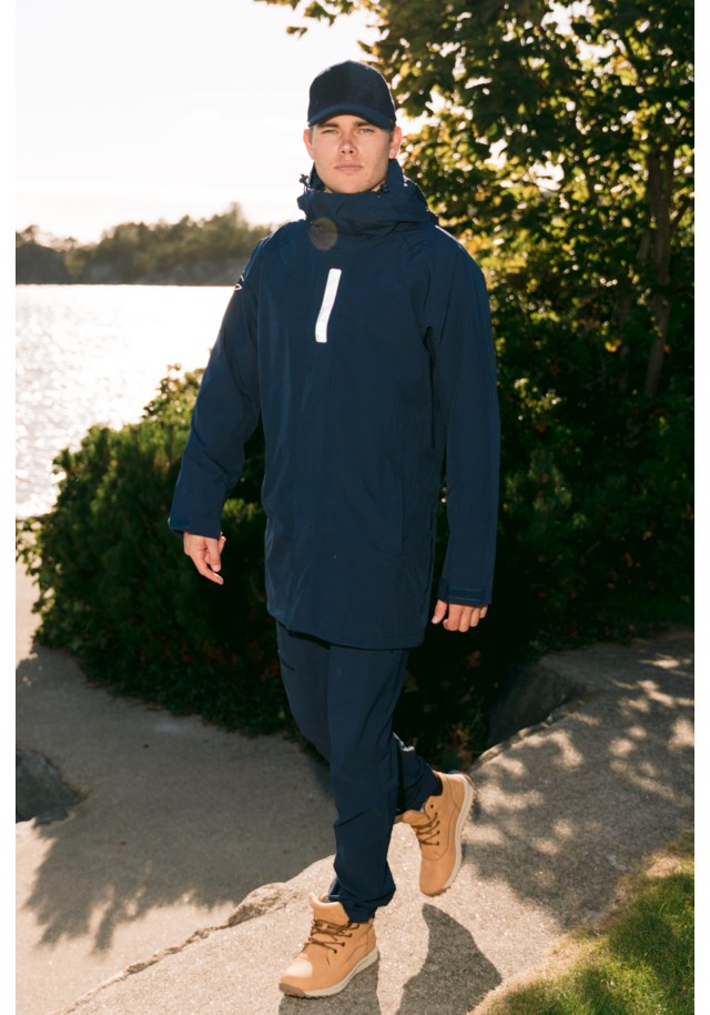 Kinn fôret skallparkas