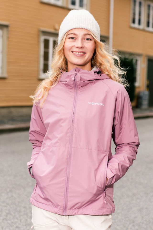 Lærdal fôret skalljakke Pink Dame - 1
