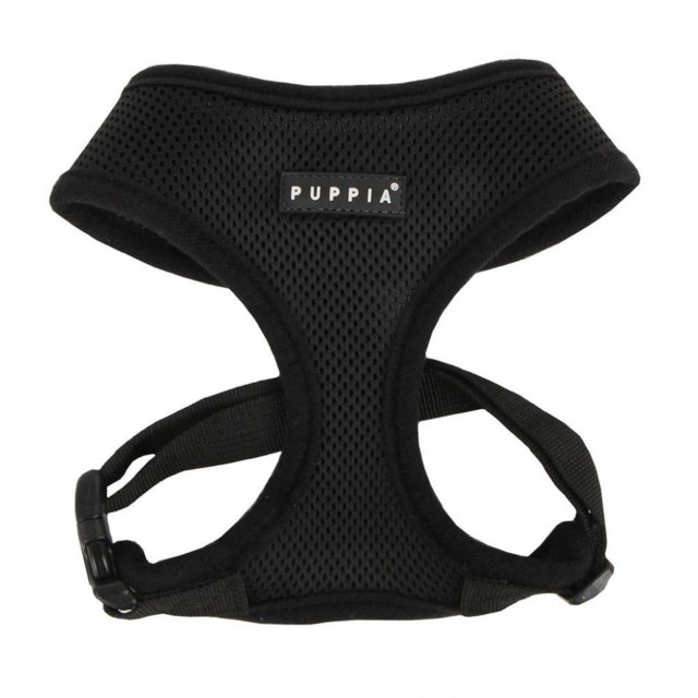 Puppia soft sele A stor Svart - 1
