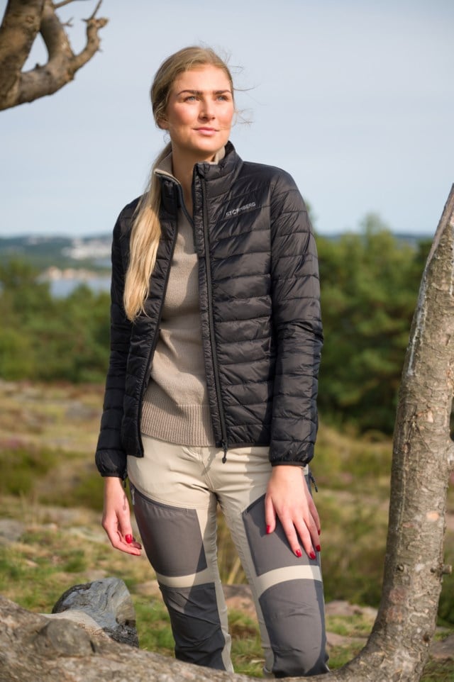 Nordfonna fjær- og dunjakke Black Dame - 1