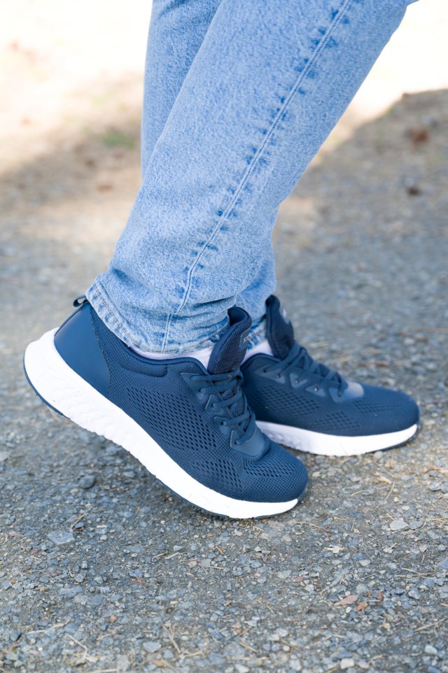 Alna joggesko Navy - 1