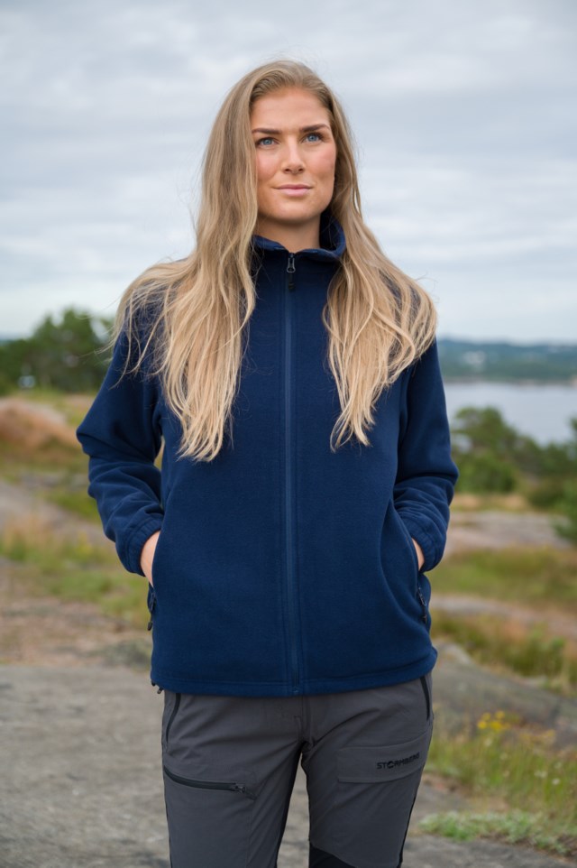 Kildenes vindstopp fleecejakke Dress Blues - 1