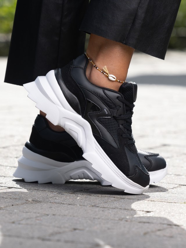 Flavia sneaker Black Dame - 1