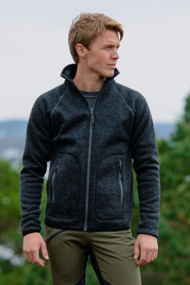 Pasvikfjell resirkulert jakke Black Herre - 1